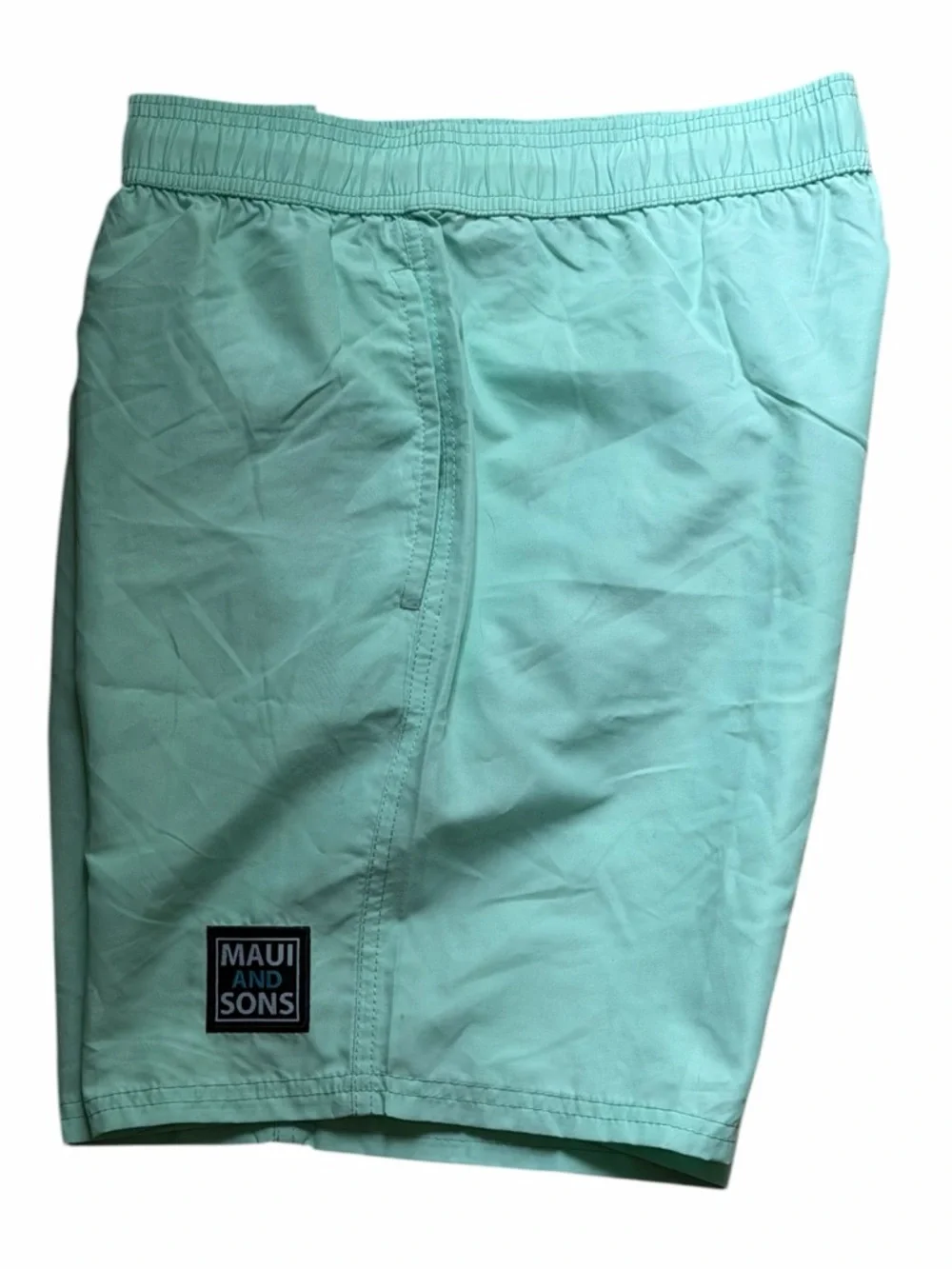 NWT M Maui and Sons Men's Pool Swim Shorts - Mint